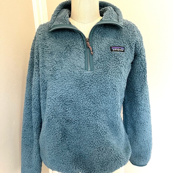 Patagonia Los Gatos Quarter Zip Fleece Pullover in Abalone Blue / S - Picture 2 of 3